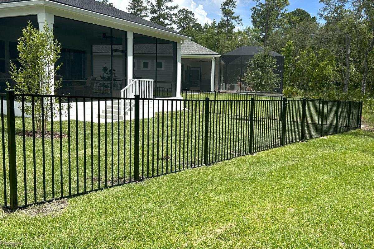 Aluminum fence materials