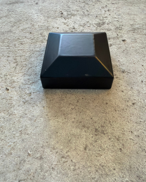 Aluminum fence post cap